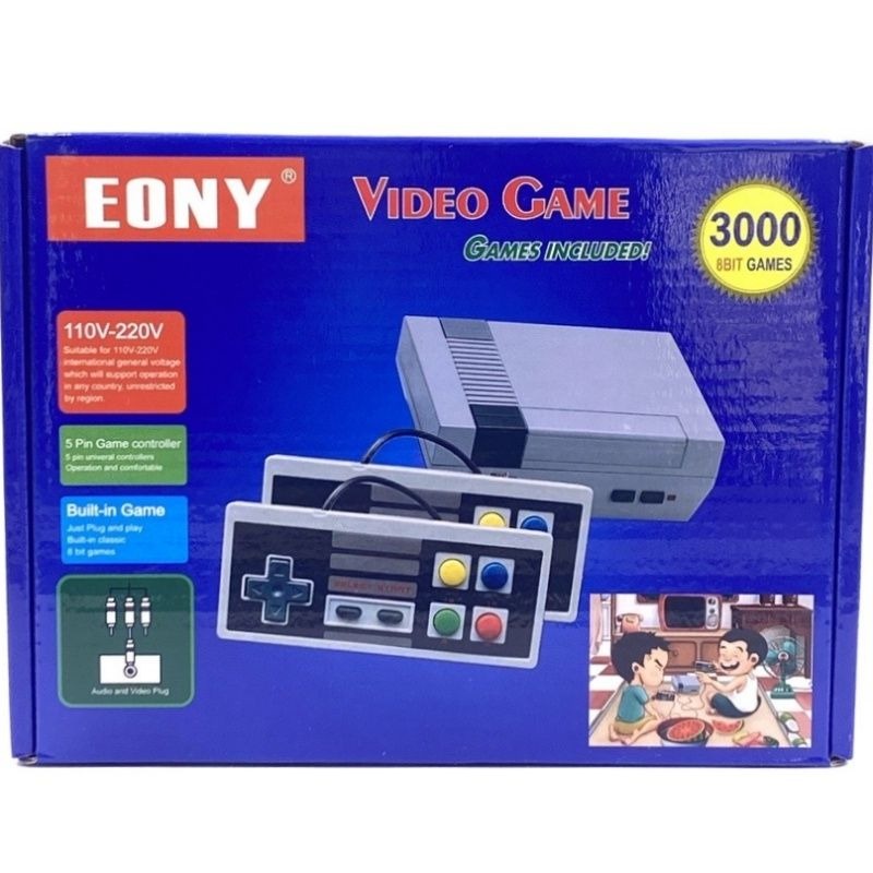 Mini V deo Game EONY Classics Jogos Retr 3000 Jogos 8 bits