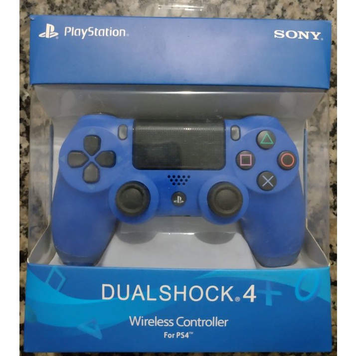 Controle Sem Fio Original Sony Dualshock 4 - Wave Blue (Azul)