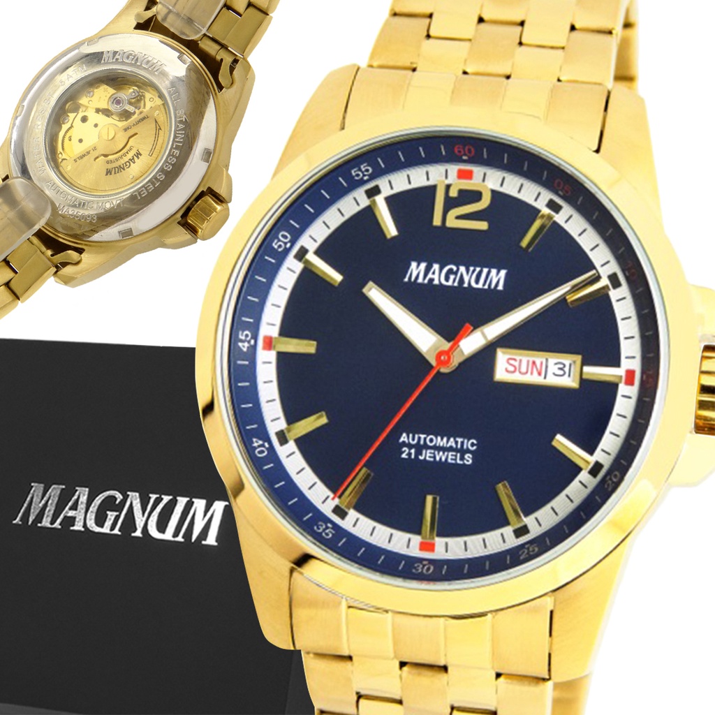 Relógio Masculino Automático da Magnum MA33835F