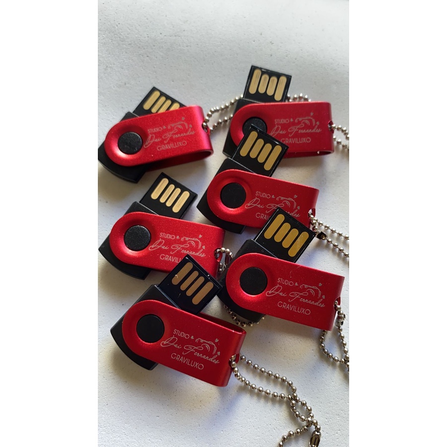 Pendrive 32GB XINWAY - Pack Com 5 Cores, Design Giratório 360°