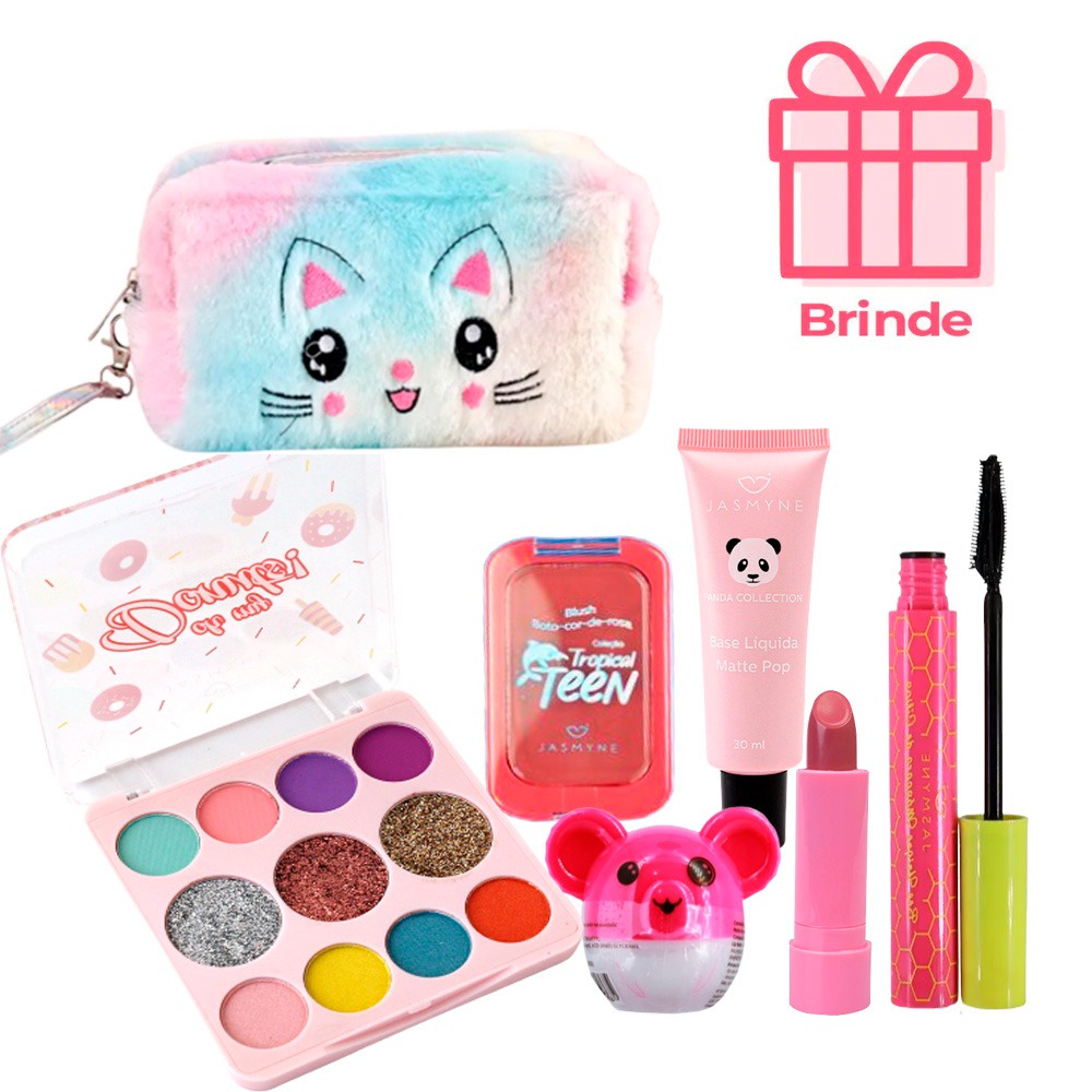 Kit de Maquiagem Infantil Bem Princesinha - Jasmyne