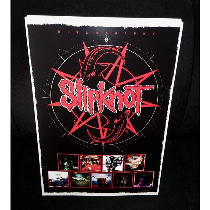 Slipknot poster cartaz Banda imagem disco vinil cd musica rock Heavy ...