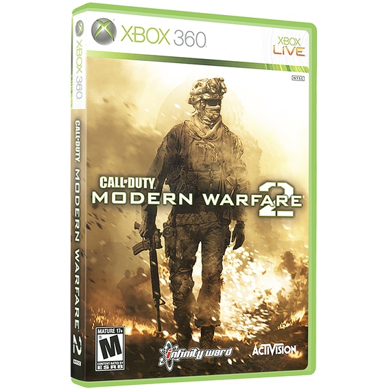 Call of Duty Modern Warfare 2 para Xbox 360Lt com capa
