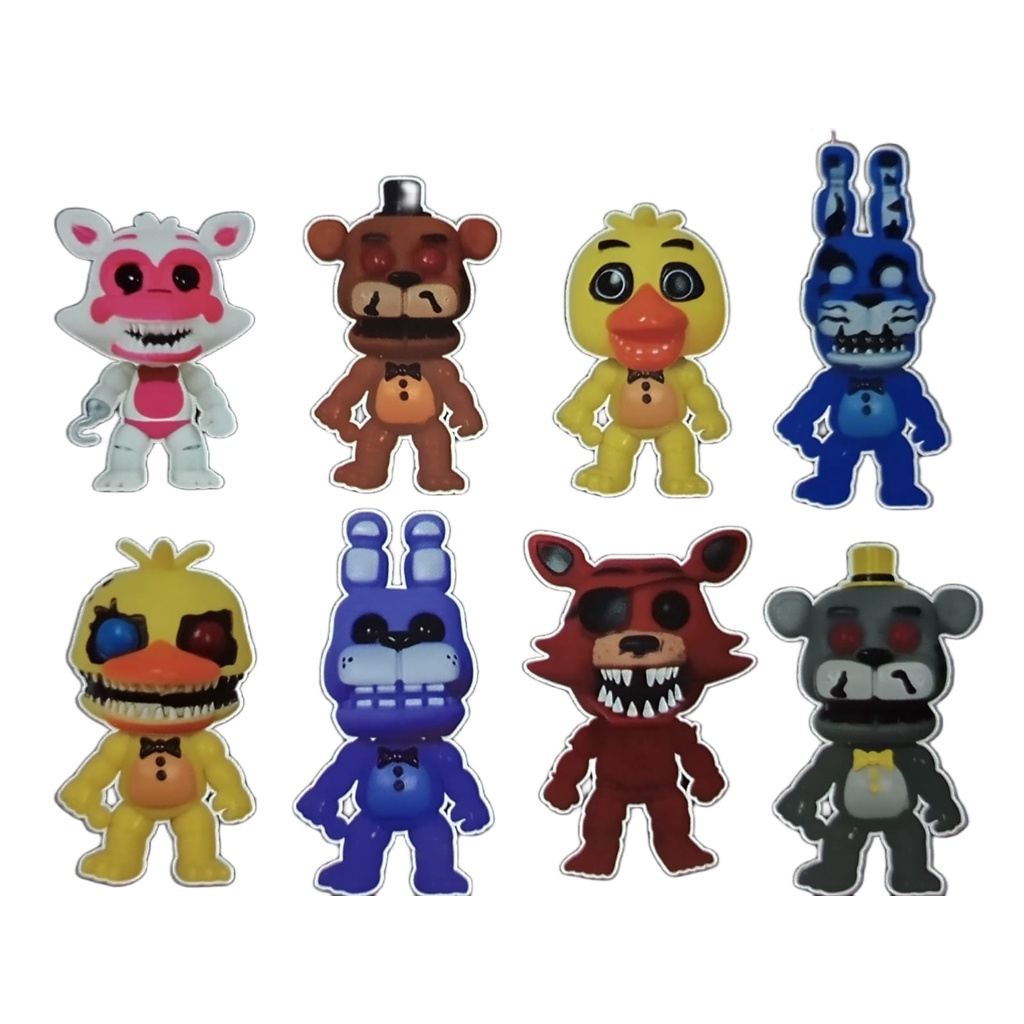 Altura dos animatronics de FNAF 1 na vida real 🐻