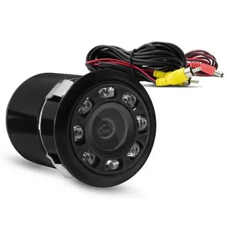 Camera De Ré Mini Colorida Para-choque Visão Noturna Com Led