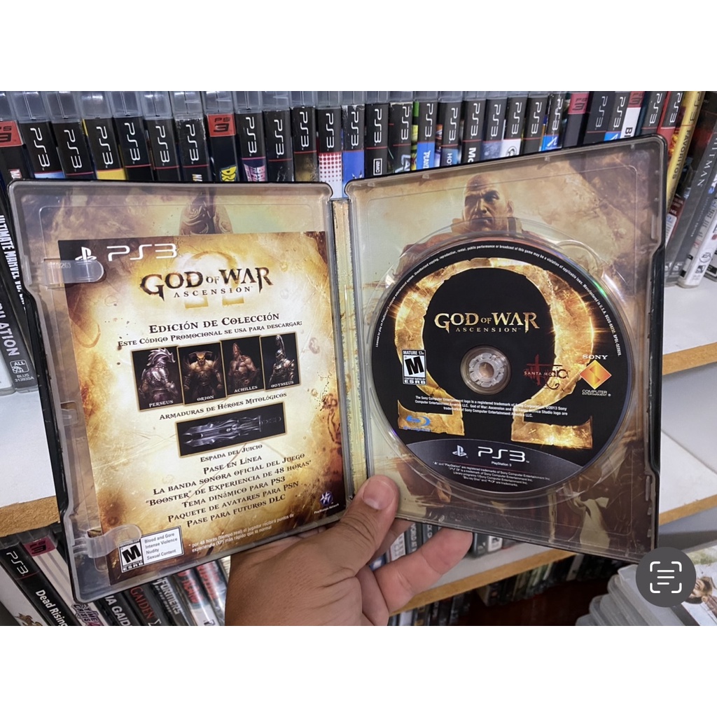 God Of War Ascension Edição Especial DuBlado Port. Brasil PS3 Original fisica
