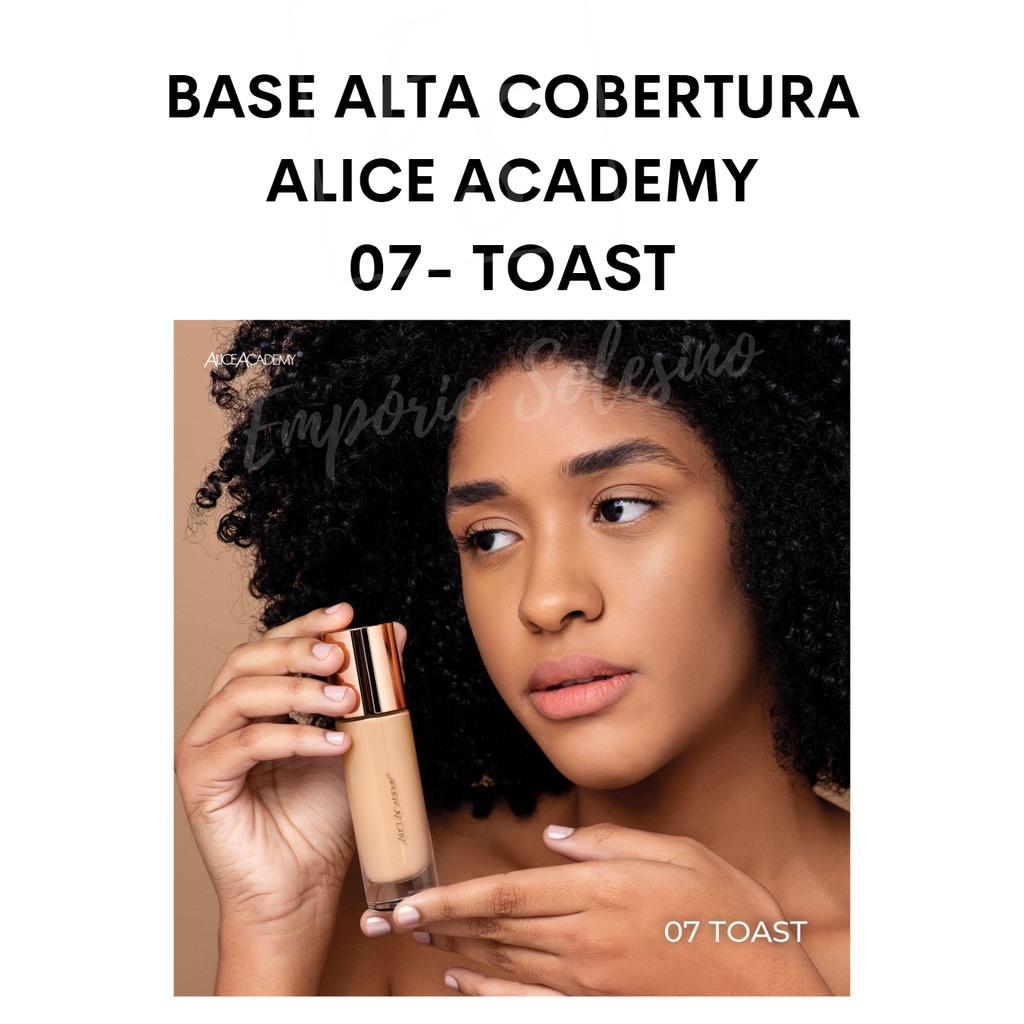 Base Alice Academy Alta Cobertura Efeito Matte Original, Tom 07 ...