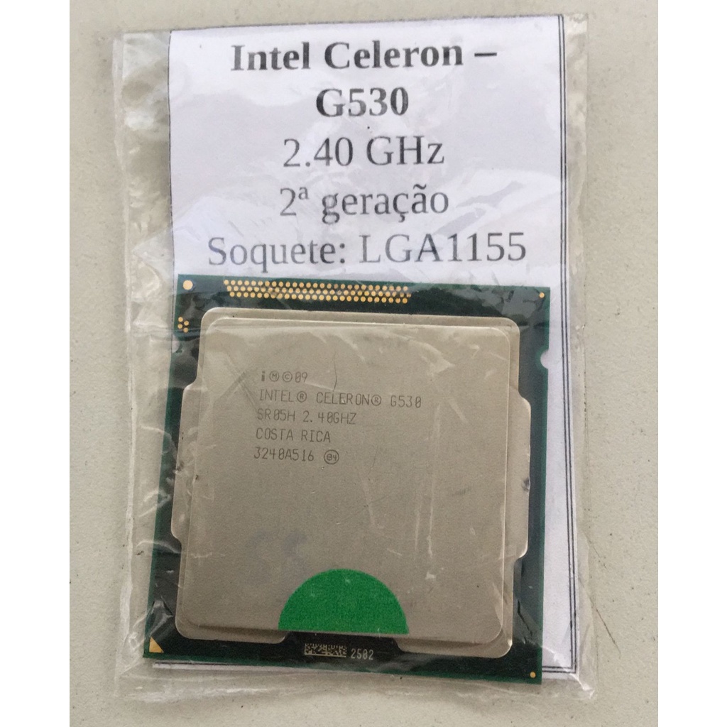 Processador Intel Pentium G530 Lga 1155 2,40ghz | Shopee Brasil
