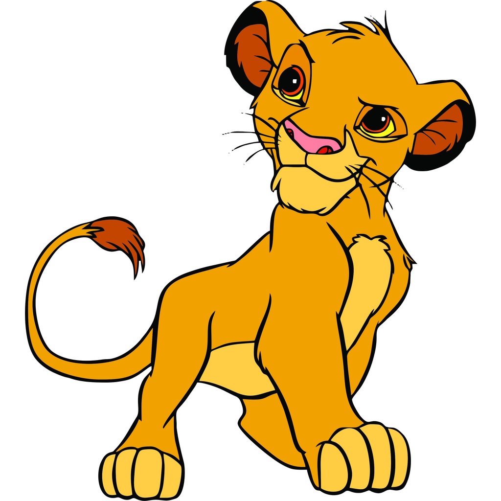 1 DISPLAY SIMBA REI LEÃO 90CM mdf 3mm