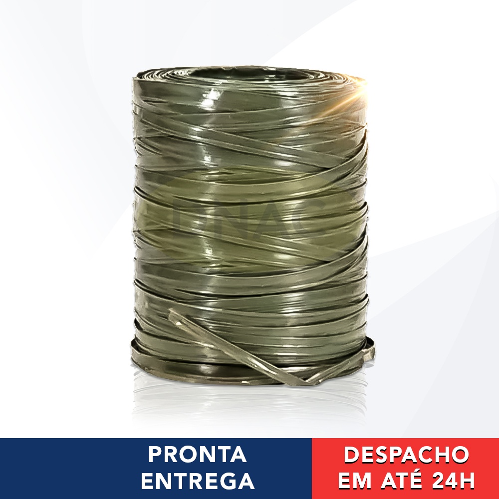 Rolo Fitilho Verde Grosso F10 Para Embalagem 300m - DNAC | Shopee Brasil