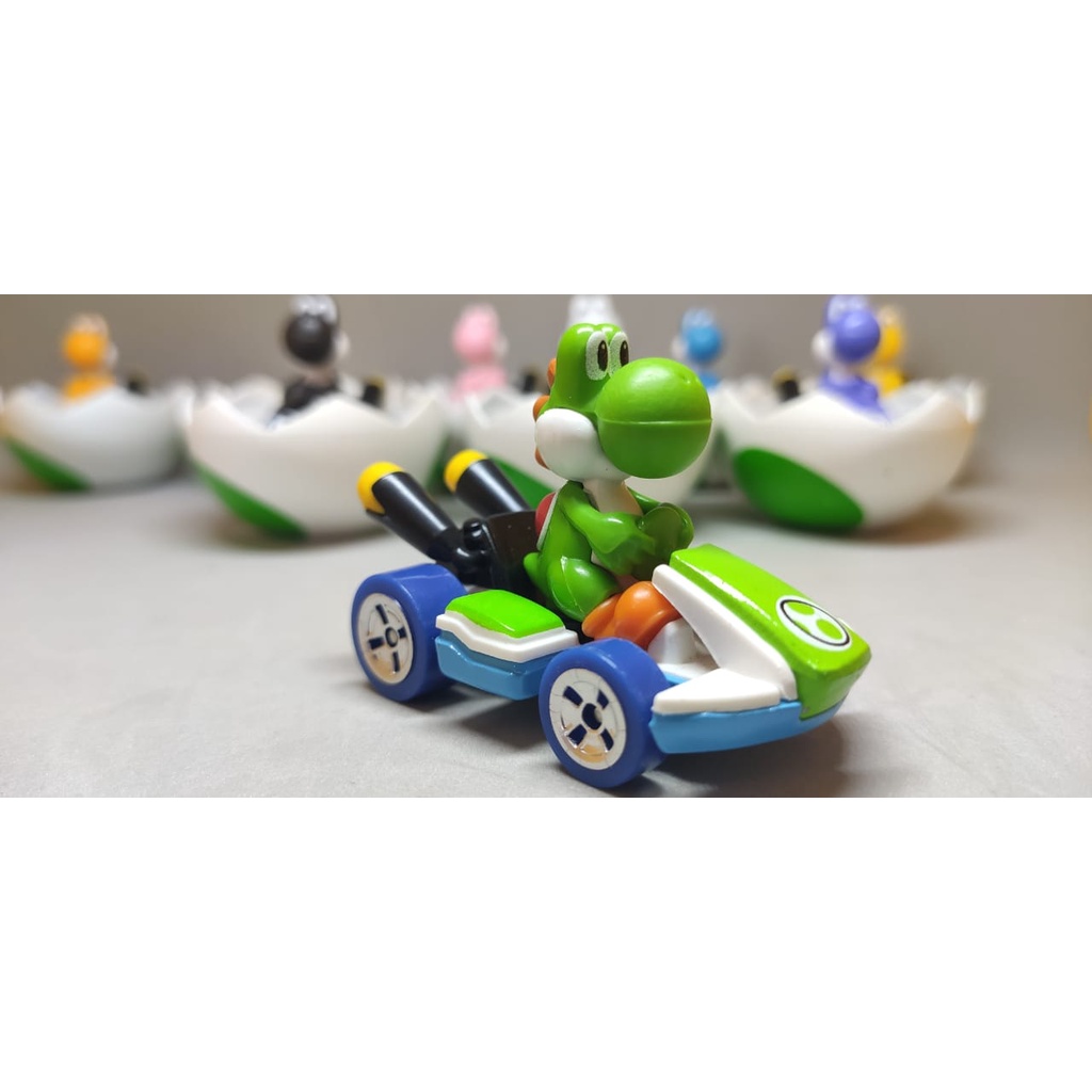 Hot Wheels Mario Kart Yoshi Mystery Egg Green Verde (/P38A) Shopee Brasil