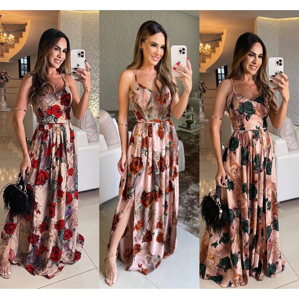 VESTIDOS FLOREADOS PARA FIESTA DE DIA MODA 2022✨FLOWERED DRESSES