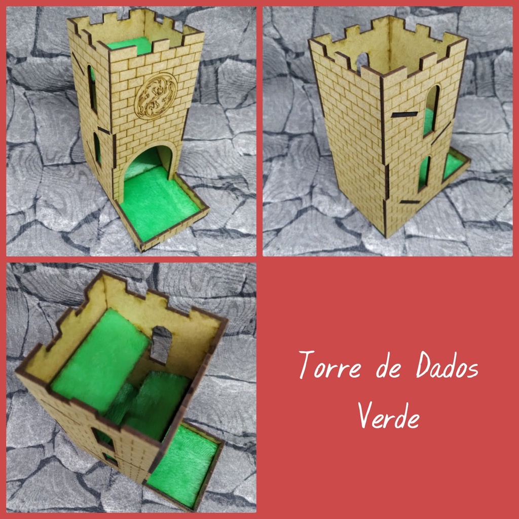 DNDND Torre De Dados De Bambú Plegable Para Juegos De Rol Como Dungeons And Dragons, Práctica Y Portátil