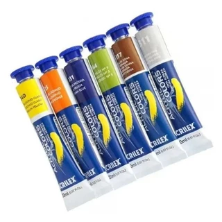 Tinta Acrílica Acrylic Colors Kit Com 6 Cores 20ml Acrilex Para Tela - Escolha Suas Cores