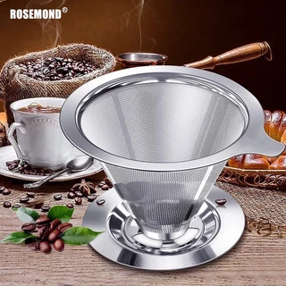 Filtro de café Coador Inox 103 Grande Reutilizável Mais
