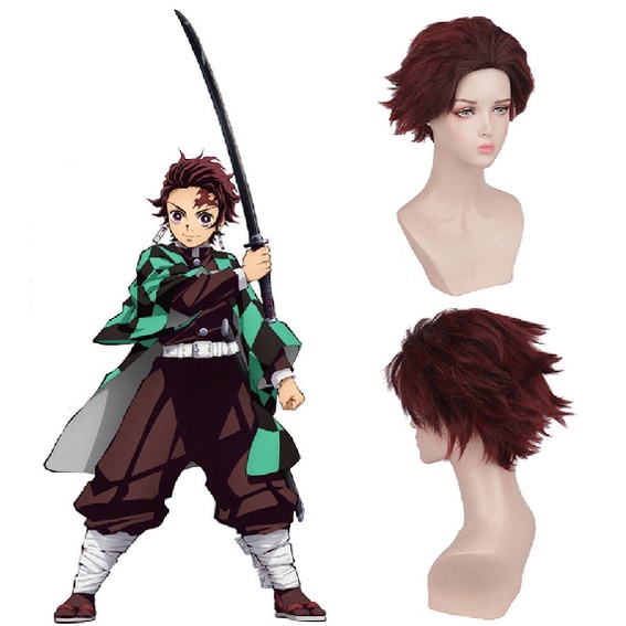 Compre Anime demon slayer kimetsu no yaiba tanjiro kamado cosplay chaveiro  acrílico dos desenhos animados chaveiro pingente