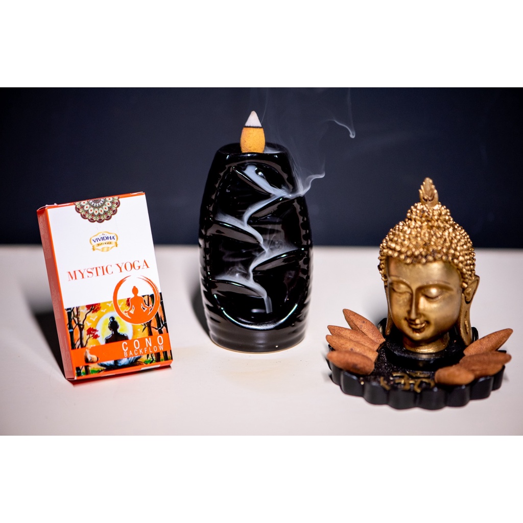 Incenso Cone Vividha Naturals Para Incensário Cascata - Escolha o Aroma