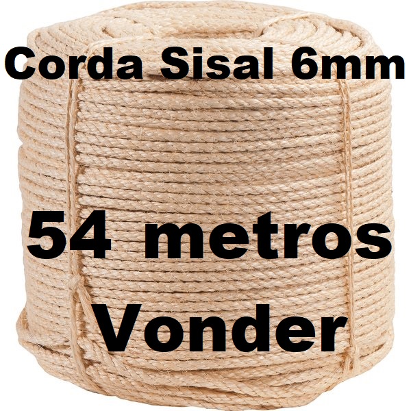 Corda in Sisal 100% 6 mm 25 m