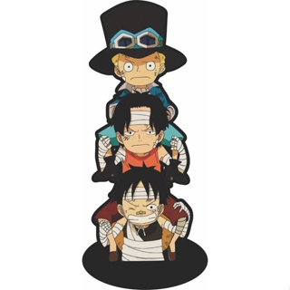 10 pçs/set One Piece Animação Personagens Luffy Roronoa Zoro