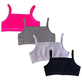 2022 New 4pcs/Lot Cotton Young Girls Training Bra Children Bras