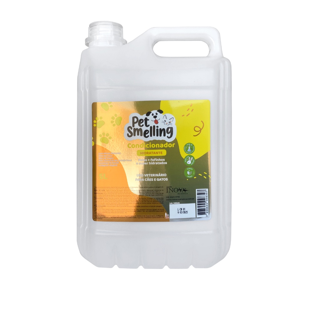 Shampoo Pet Hidratante 5l Para Cães E Gatos Pet Shop Galão De 5