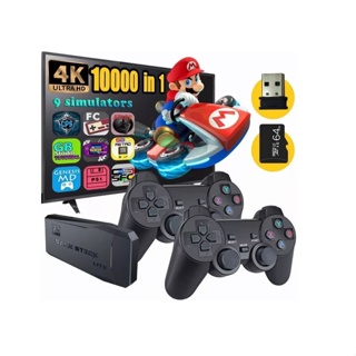 Vídeo Game Pen Drive Jogo Hdmi 2 Console Jogo Antigo Box 4k 15 mil jogos C/mario