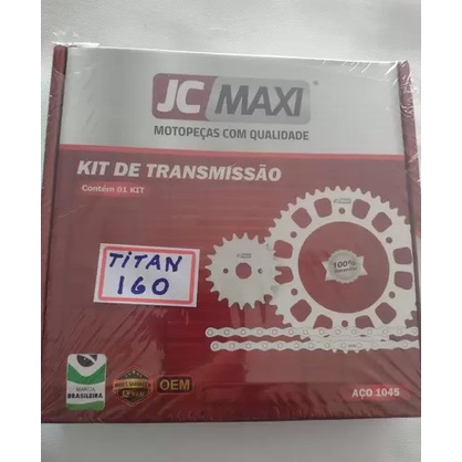 Kit tra o JC maxi. Cg Titan 160 16 19 a o 1045 Shopee Brasil