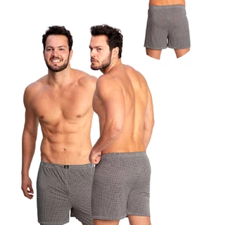 Kit 3 short samba canção masculino Microfibra Pijama em Oferta na Shopee