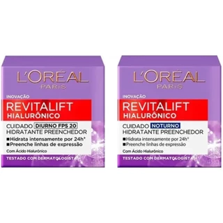 Loreal Paris Revitalift Hialurônico Kit Anti Idade Diurno Noturno na Black Friday 2025 | BuscaProdutos