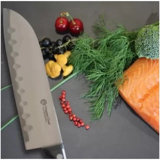 Faca de Cozinha Masterchef Oficial Santoku Aço Forjado Quotidien Inox 7"