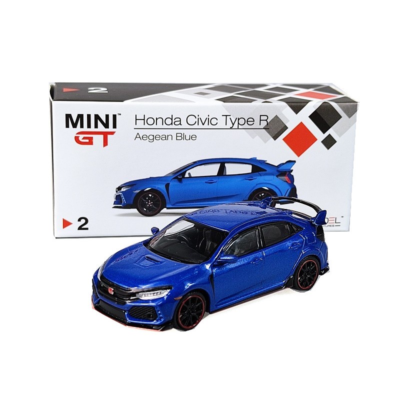 Mini GT MGT00002 2 1 : 64 HONDA CIVIC TYPE R (FK8) Aegean Blue