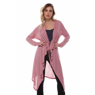 Cardigan Manga longa Feminino