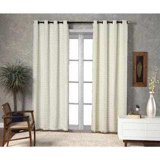 Cortina Com Blackout 2,80 m x 2,30 m PVC c/ Tecido Voil Xadrez Varias Cores Janela Quarto Sala Oferta