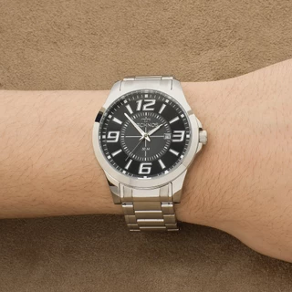 Relogio prata Masculino Technos Racer 2115NBH/1P Original