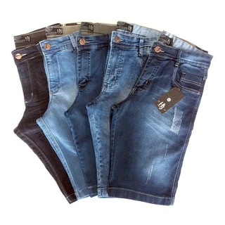 Kit 2 Bermuda Jeans Masculina direta da fbrica