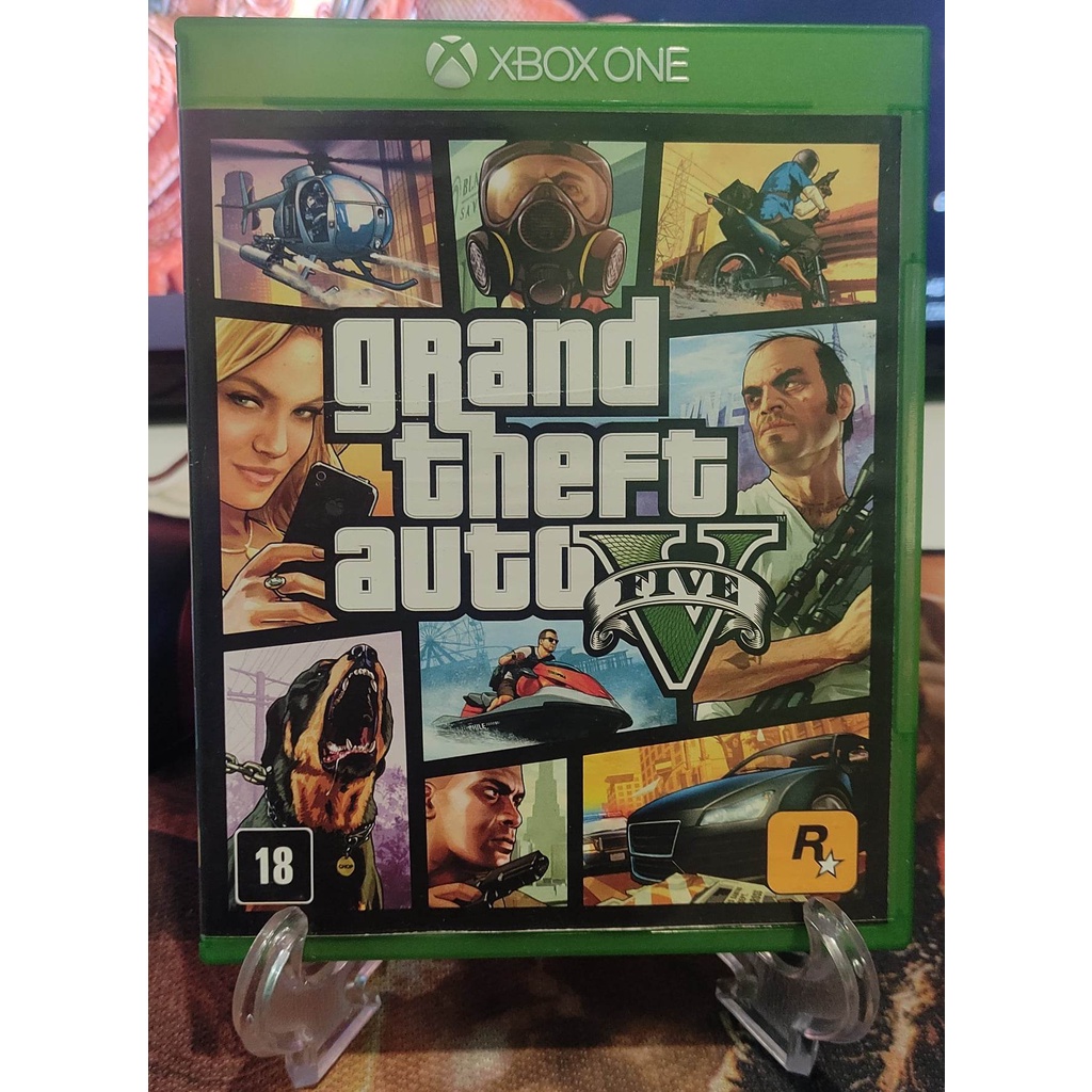 Jogo Gta V Xbox One Original Mídia Física 100 Shopee Brasil 8393