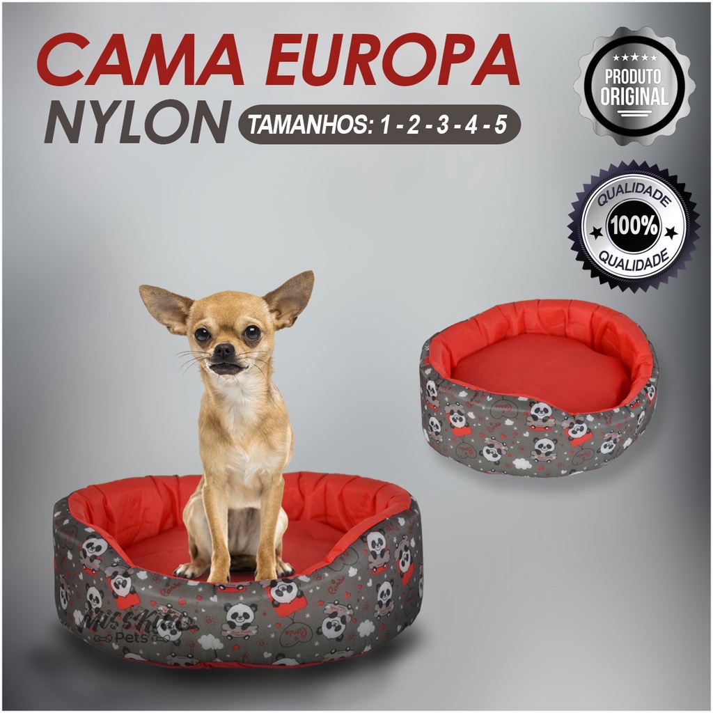 Cama Europa Paris Fábrica Pet Azul Marinho