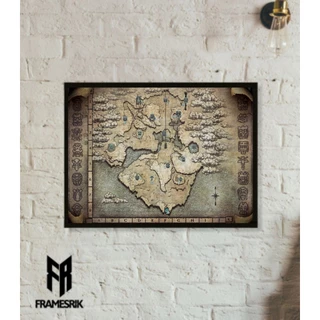 Quadro Shadow of the Colossus - Mapa