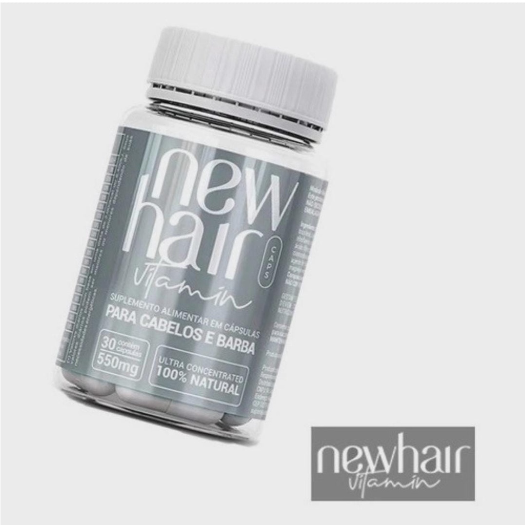 NEW HAIR VITAMINA MASCULINO CAPS. Shopee Brasil