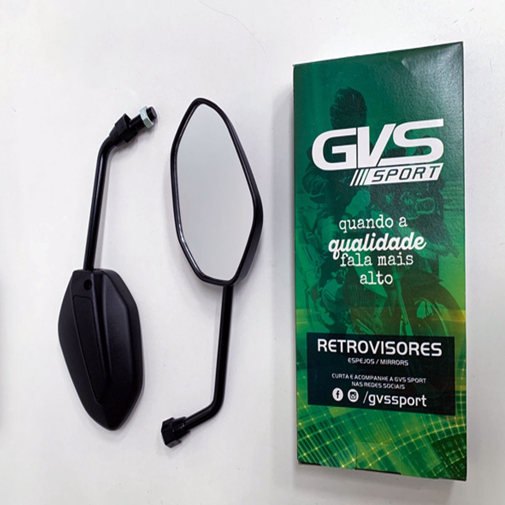 Retrovisor Titan 2014 Modelo Original Mini GVS Par Honda