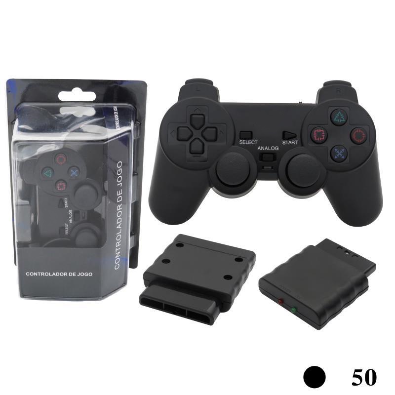 Controle Joystick Sem Fio Wireless Playstation 2 Ps2 altomex Isaksy