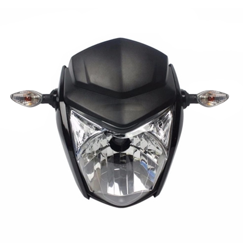 Frente Farol Completa Titan Fan 150 160 2014 2015 2016 2017 Bloco Óptico Bananinha Carenagem Frontal Piscas Setas Pisca Seta Suporte Cristal Transparente Lateral Preto