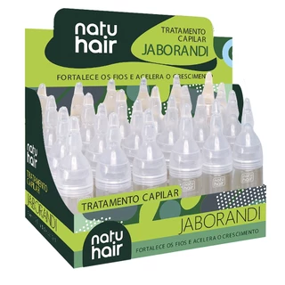 Kit 12 Ampolas de Tratamento Capilar Jaborandi Natuhair 10ml - CONTÉM 12 UNIDADES