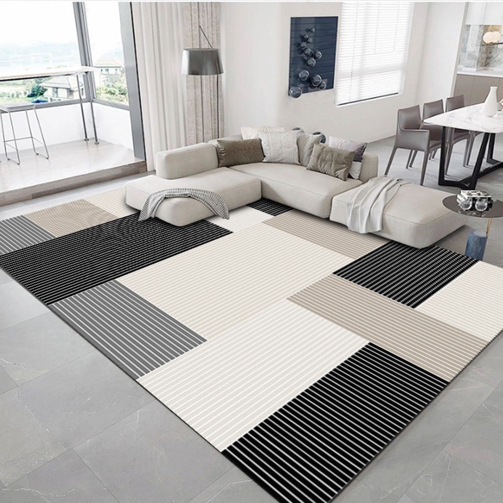 Tapete Belga 2x1,40 Sem Pelo Indiano Antiderrapante Fácil de Lavar