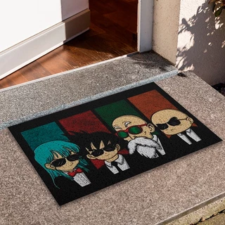 Tapete Capacho Para Porta Divertido Dragon Ball Mestri Kame Goku ca14
