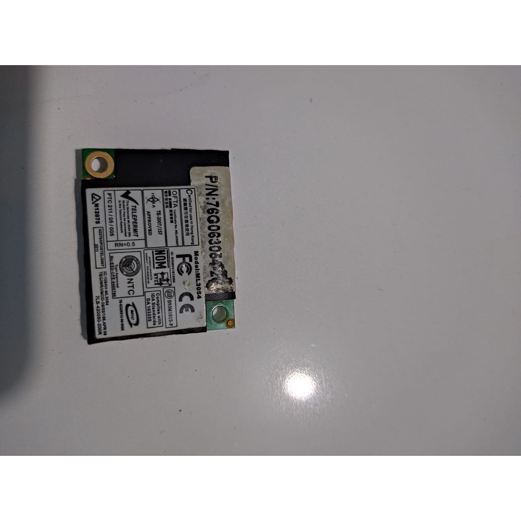 Placa Modem Motorola Ml3054 Para Notebook Positivo | Shopee Brasil
