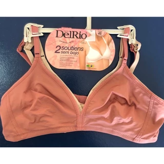 Kit com 2 Sutiã Sem Bojo DelRio (original)