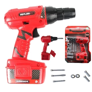 Kit De Ferramentas Infantil Parafusadeira Furadeira Eletrica brinquedo