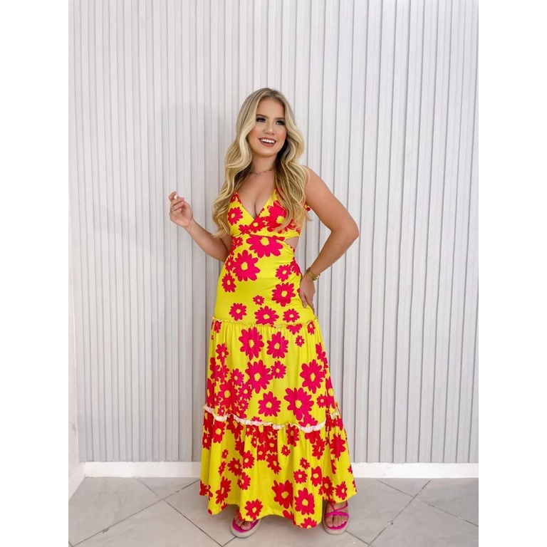 Vestido floral sarah store farm