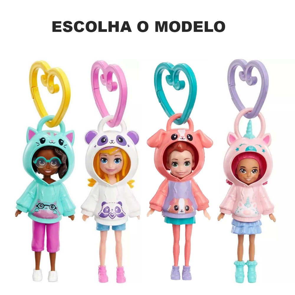 Boneca Polly Pocket Amigas De Capuz - Sortido